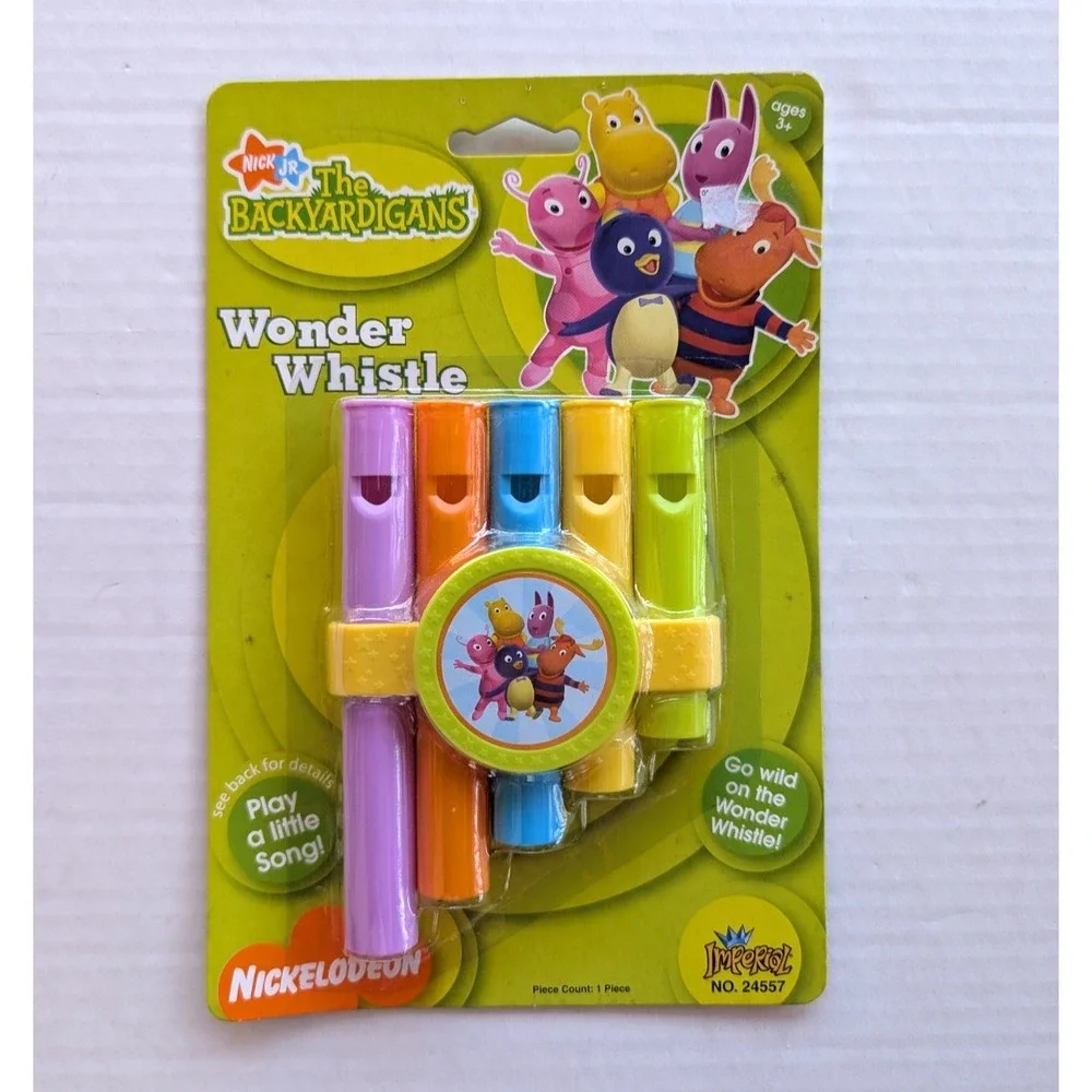 Backyardigans Toy Instruments Harmony Harmonica Wonder‎ Whistle Nickelodeon 2007